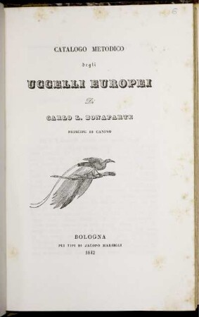 Catalogo Metodico degli Uccelli Europei