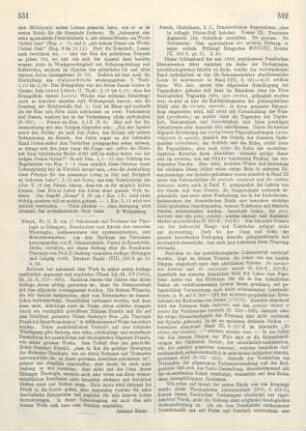531 [Rezension] Frank, Franz Hermann Reinhold von, Geschichte und Kritik der neueren Theologie, insbesondere der systematischen, seit Schleiermacher