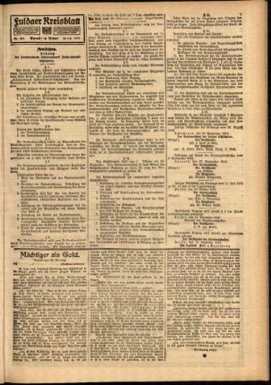Zweite Ausgabe vom Freitag, den 19. Dezember 1919.
