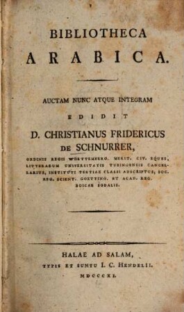 Bibliotheca Arabica