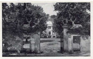 Postkarte s/w,. Jagdschloß Lopshorn, Teutoburger Wald