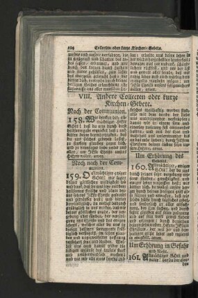 VIII. Andere Collecten oder kurze Kirchen-Gebete.