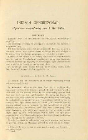 Algemeene vergadering van 7 Mei 1895