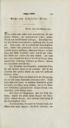 Sechs und sechzigster Brief