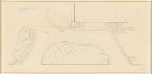 Grünflächen am Feierabendhaus, Marl: Gartenplan Eingangsbereich 1:100