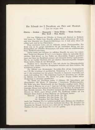 Die Kämpfe des I. Bataillons am Styr und Stochod