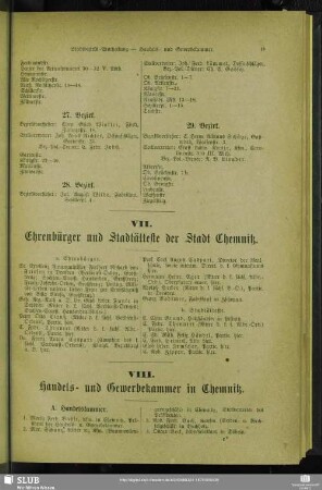 VIII. Handels- und Gewerbekammer in Chemnitz