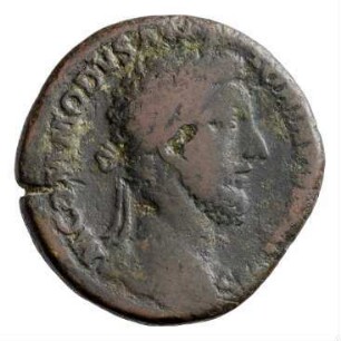 Münze, Sesterz, 183 - 184 n. Chr.