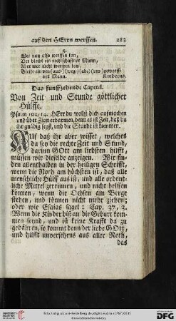Das funffzehende Capitel