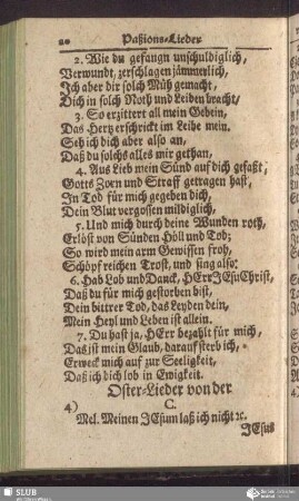 Oster-Lieder von der Aufferstehung Christi