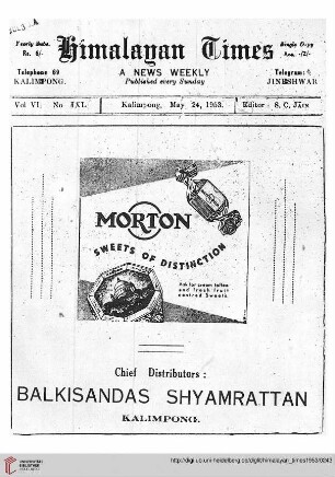 No. XLI (24 May 1953)