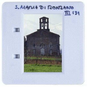 Ronzano, Santa Maria di Ronzano : Fassade