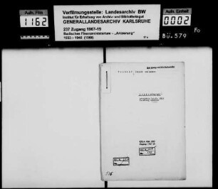 Häusler, Leopold, Kaufmann in London u. a. Bewerber: Cornelia Greifzu geb. Schmidt, Mannheim Lagerbuch-Nr. 2456 Mannheim