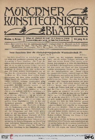 8: Neue Gutachten über die römisch-pompejanische Wandmaltechnik, [6]