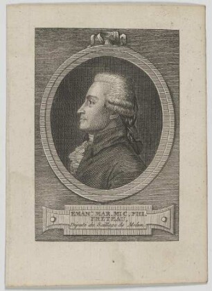 Bildnis des Emmanuel-Marie-Michel-Philippe Fréteau de Saint-Just
