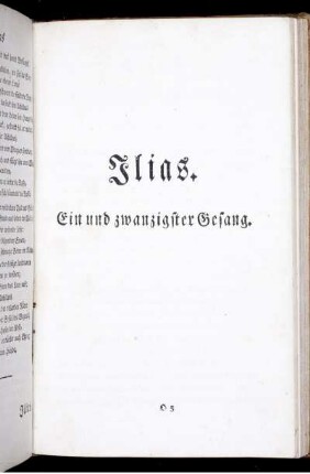 Ilias. Ein und zwanzigster Gesang.
