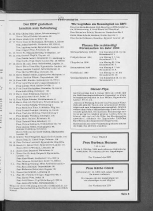 Planen Sie rechtzeitig! Ferienzeiten im Jahr 1990