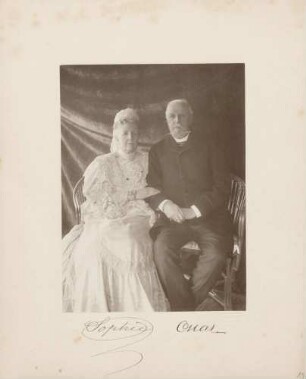 König Oskar II. und Königin Sophie von Schweden