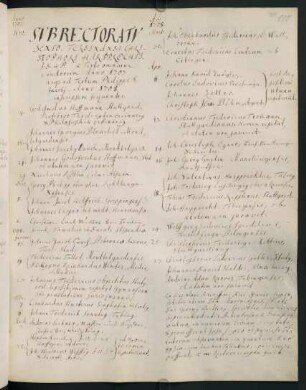 Winterhalbjahr 1707/1708. Rektorat Ferdinand Christoph Harpprecht
