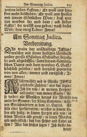 Am Sonntag Judica.