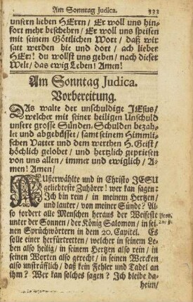 Am Sonntag Judica.