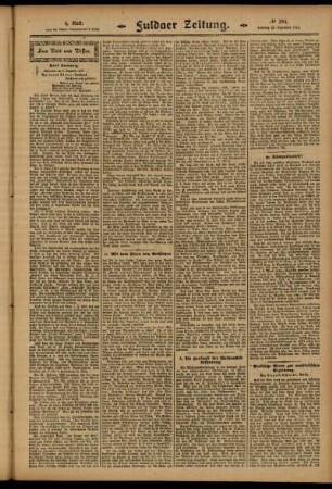 Vierte Ausgabe vom Samstag, den 20. Dezember 1913.