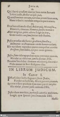 In Librum Iudicium
