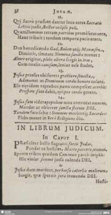 In Librum Iudicium