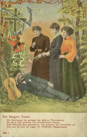 Des Sängers Traum.