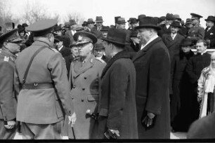 Chisinau: Regierungsmitglieder, Gruppen mit Marschall Antonescu