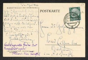 Brief von Herbert Eulenberg, Hans Frentz und Hede Frentz-Sudermann an Gerhart Hauptmann