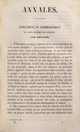 Tacite, 2