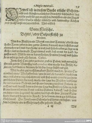 APPENDIX des dritten Buchs.
