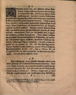 Rectore Academiæ Magnificentissimo Serenissimo Principe Regio Dn. Friderico Avgvsto Electoratus Saxon. Herede ... Dissertationem Rabbinico-Talmudicam De Mišḥat Ham-Melākîm h.e. Unctione Regum
