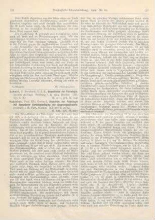 535-537 [Rezension] Rauschen, Gerhard, Grundriss der Patrologie mit besonderer Berücksichtigung der Dogmengeschichte