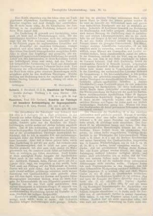 535-537 [Rezension] Rauschen, Gerhard, Grundriss der Patrologie mit besonderer Berücksichtigung der Dogmengeschichte