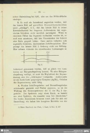 3. Das "Abklingen" des latenten Lichtbildes