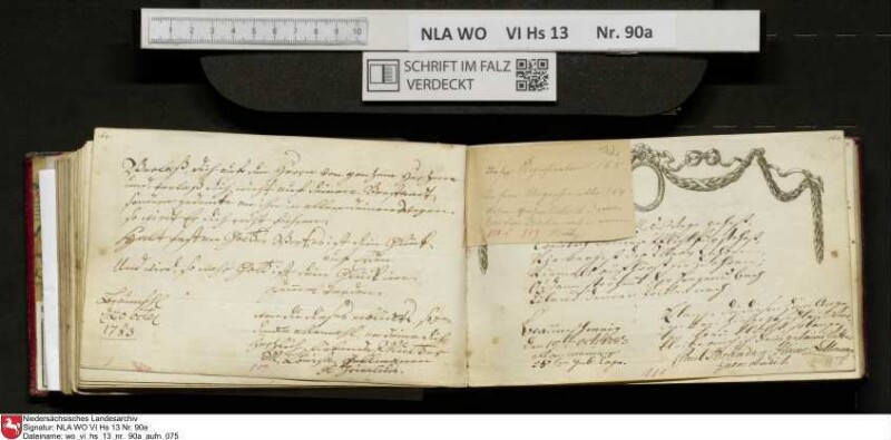 Stammbuch des Ernst Philipp Ludwig Zellmann (1763-1795) aus
                           Braunschweig
