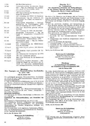 Hinweise Nr. 2 zur Vorbereitung der schriftlichen Abschluß- und Reifeprüfungen in den Fächern Deutsche Sprache und Literatur, Mathematik, Physik, Chemie und Biologie : vom 10. Februar 1989