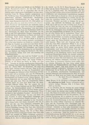310-311 [Rezension] Elert, Werner, Die Lehre des Luthertums im Abriß
