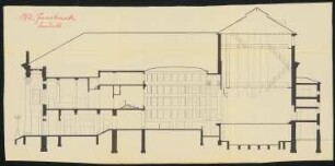 Stadttheater, Innsbruck: Längsschnitt 1:100