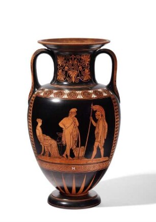 Amphora im Stil rotfiguriger Vasenmalerei