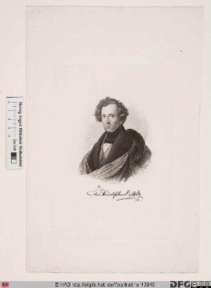 Bildnis (Jacob Ludwig) Felix Mendelssohn Bartholdy