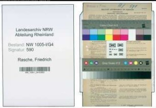 Entnazifizierung Friedrich Rasche , geb. 26.11.1912 (Postschaffner)