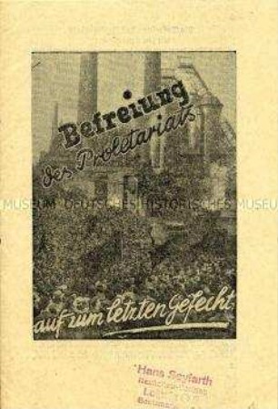 Sozialdemagogische Propagandaschrift der NSDAP zu den Reichstagswahlen 1932 ?