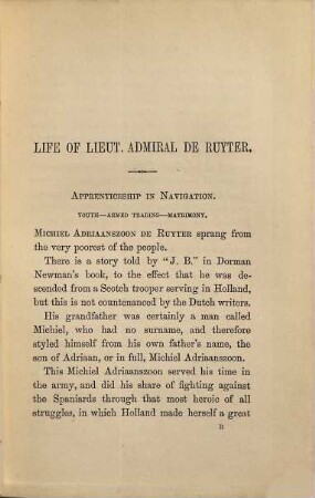 Life of Lieut.-Admiral de Ruyter
