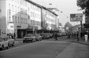 Kehl: Autostau in der Hauptstraße