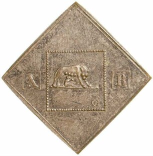 Münze, 5 Baiocchi, 1849