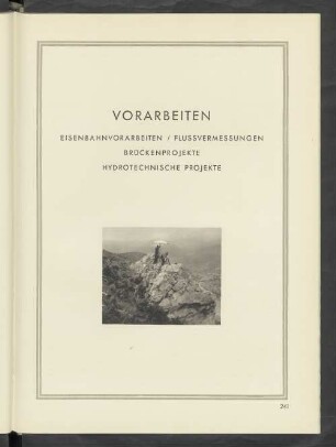 Vorarbeiten
