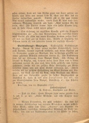 Entbindungs=Anzeigen.